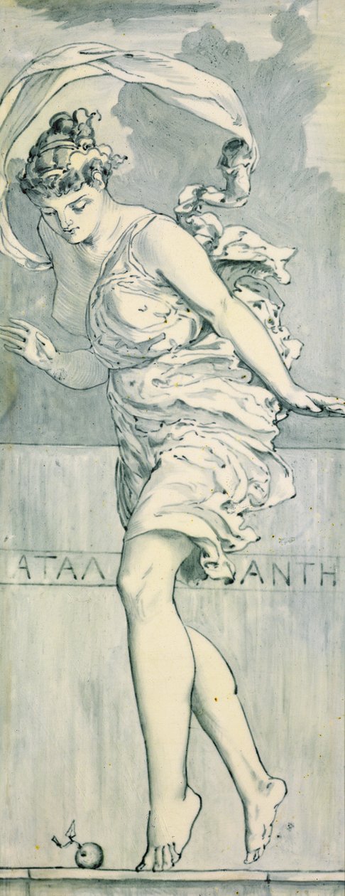 أتالانتا ، c.1866 (سيراميك) (زوج إلى 368311) بواسطة إدوارد جون بوينتر