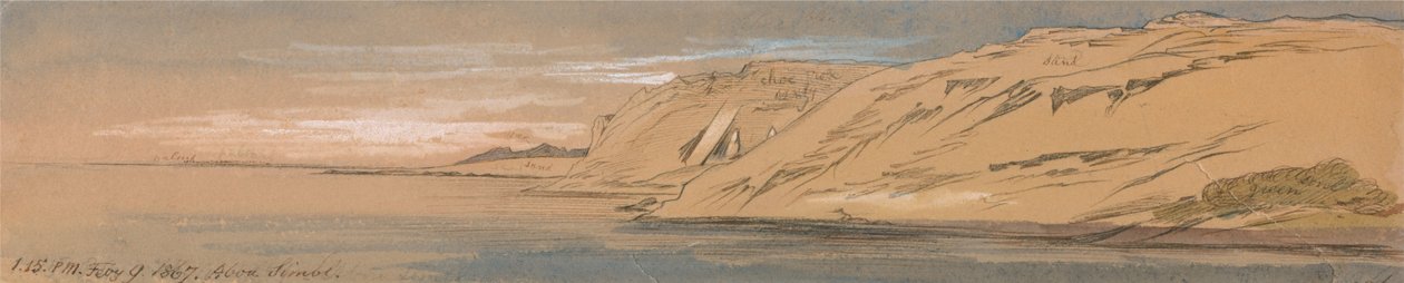 Abu Simbel بواسطة إدوارد لير