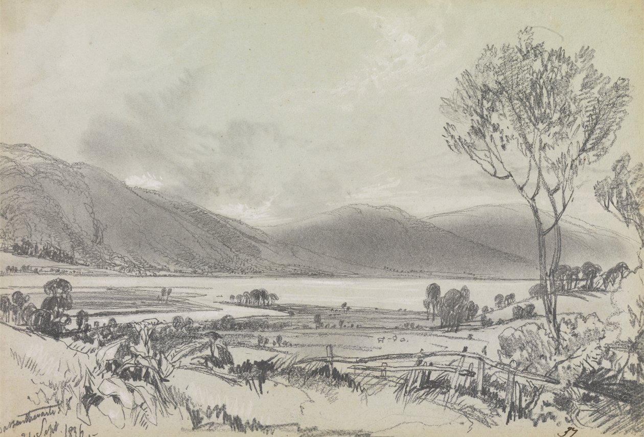 Bassenthwaite بواسطة إدوارد لير