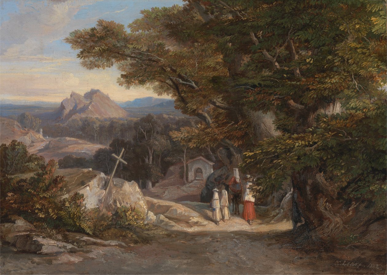 بين Olavano LCivitella بواسطة إدوارد لير