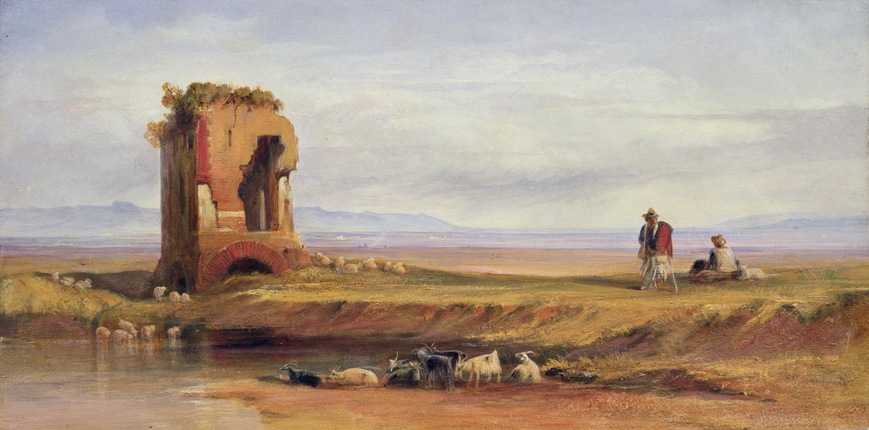انتعاش سعيد في الروماني كامبانا ، 1878 بواسطة إدوارد لير