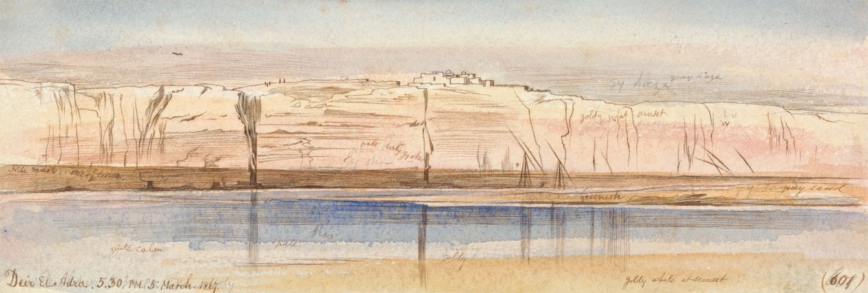 Deir El Adra بواسطة إدوارد لير