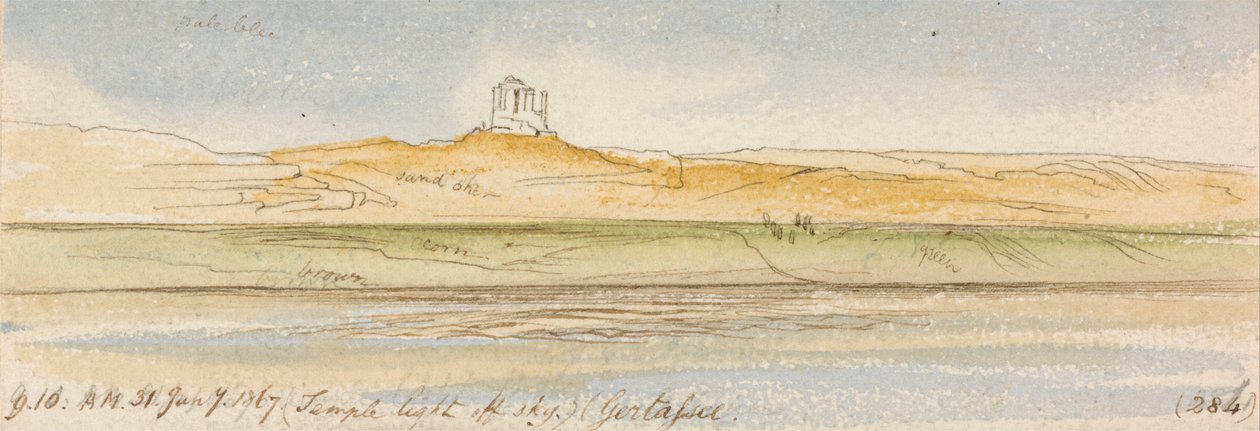 غيرتاسي ، 9-10 صباحًا ، 31 يناير 1867 (284) بواسطة إدوارد لير