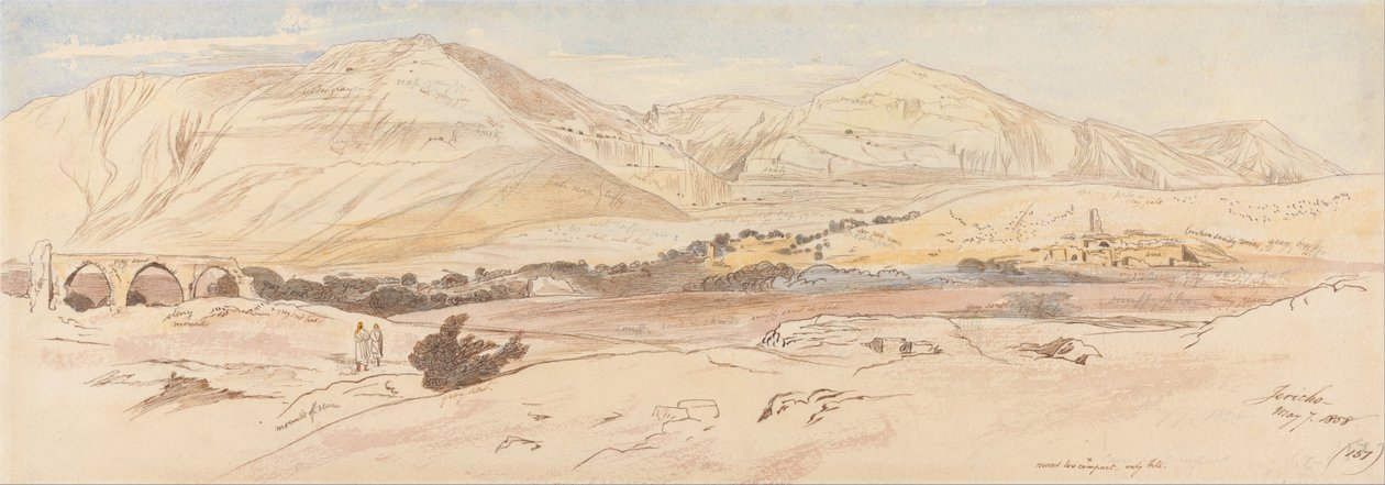 أريحا ، 7 مايو 1858 (157) بواسطة إدوارد لير