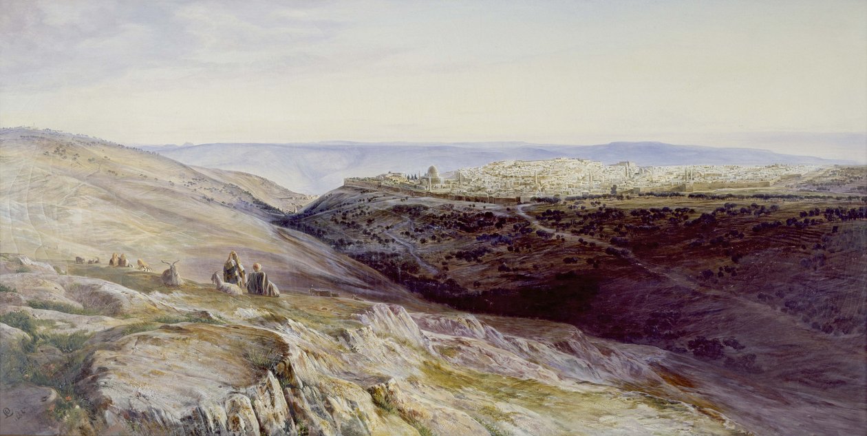 القدس ، 1865 بواسطة إدوارد لير