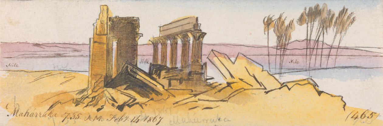 ماهاراكا ، 7-35 صباحًا ، 14 فبراير 1867 (465) بواسطة إدوارد لير