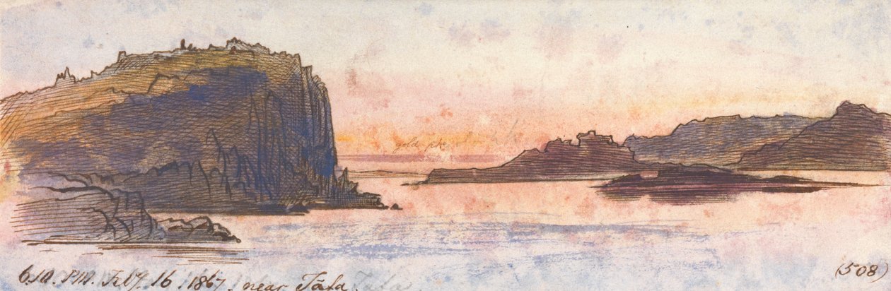 بالقرب من تافا ، 6-10 مساءً ، 16 فبراير 1867 (508) بواسطة إدوارد لير