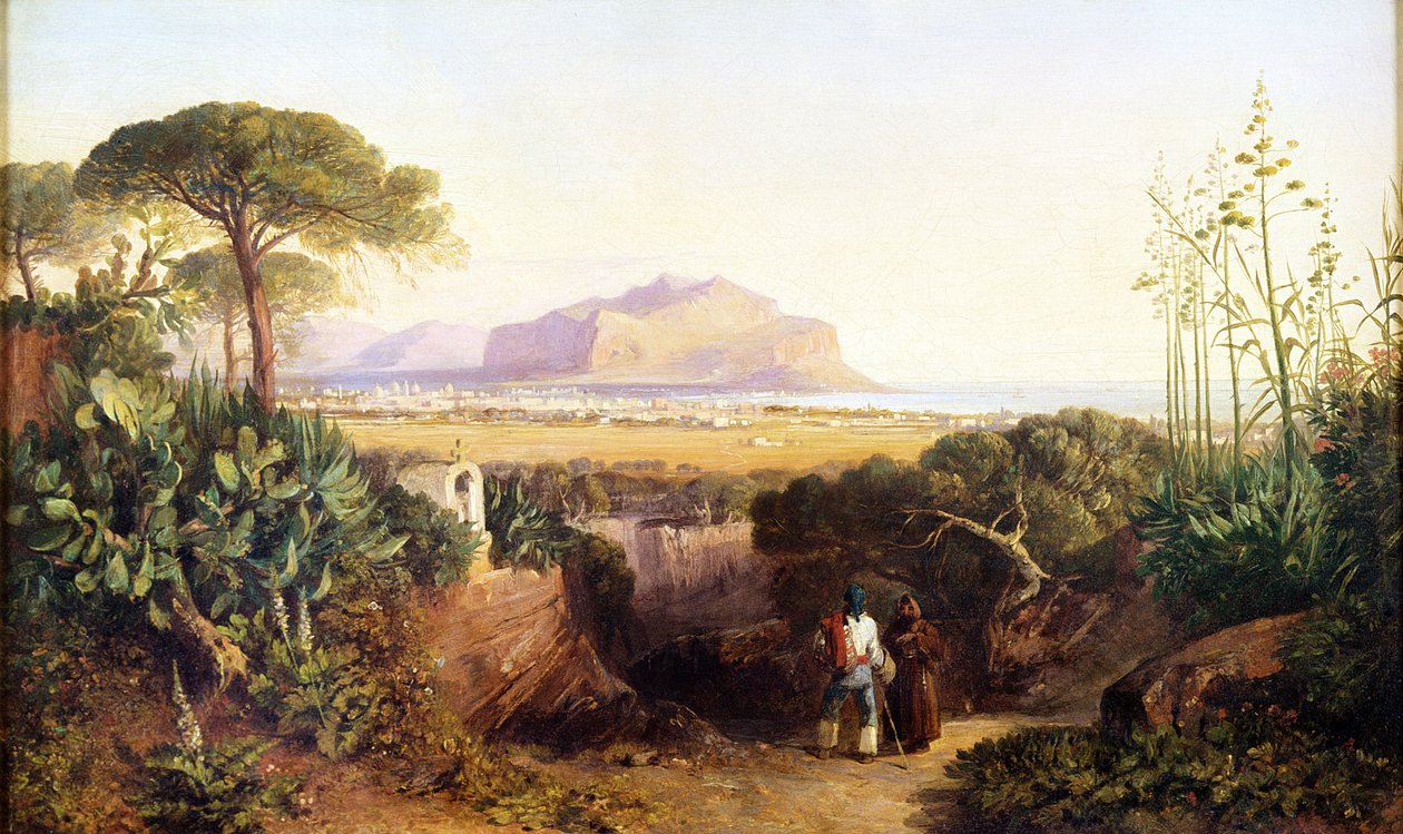 باليرمو ، صقلية ، 1847 بواسطة إدوارد لير