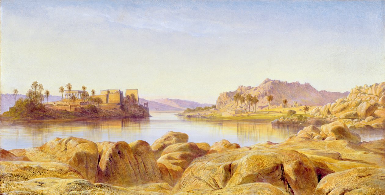 فيلة ، مصر ، 1863 بواسطة إدوارد لير