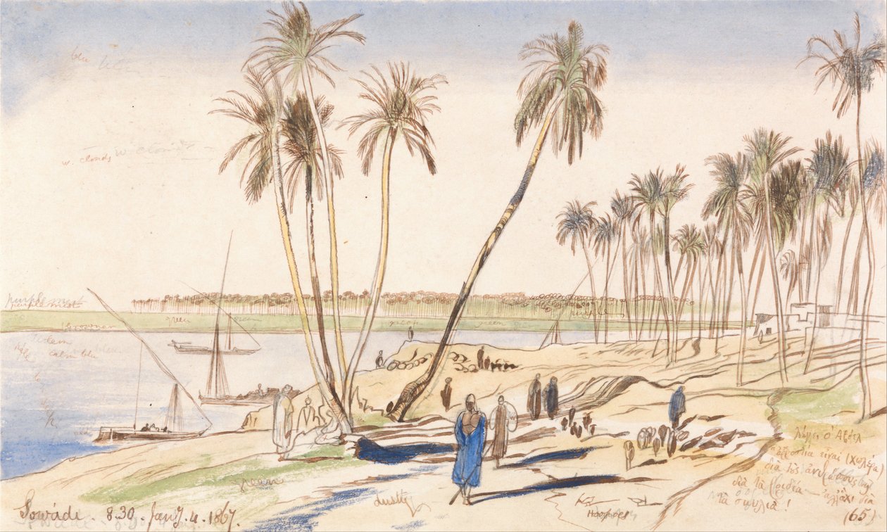 سوادي ، 8-30 صباحًا ، 4 يناير 1867 (65) بواسطة إدوارد لير