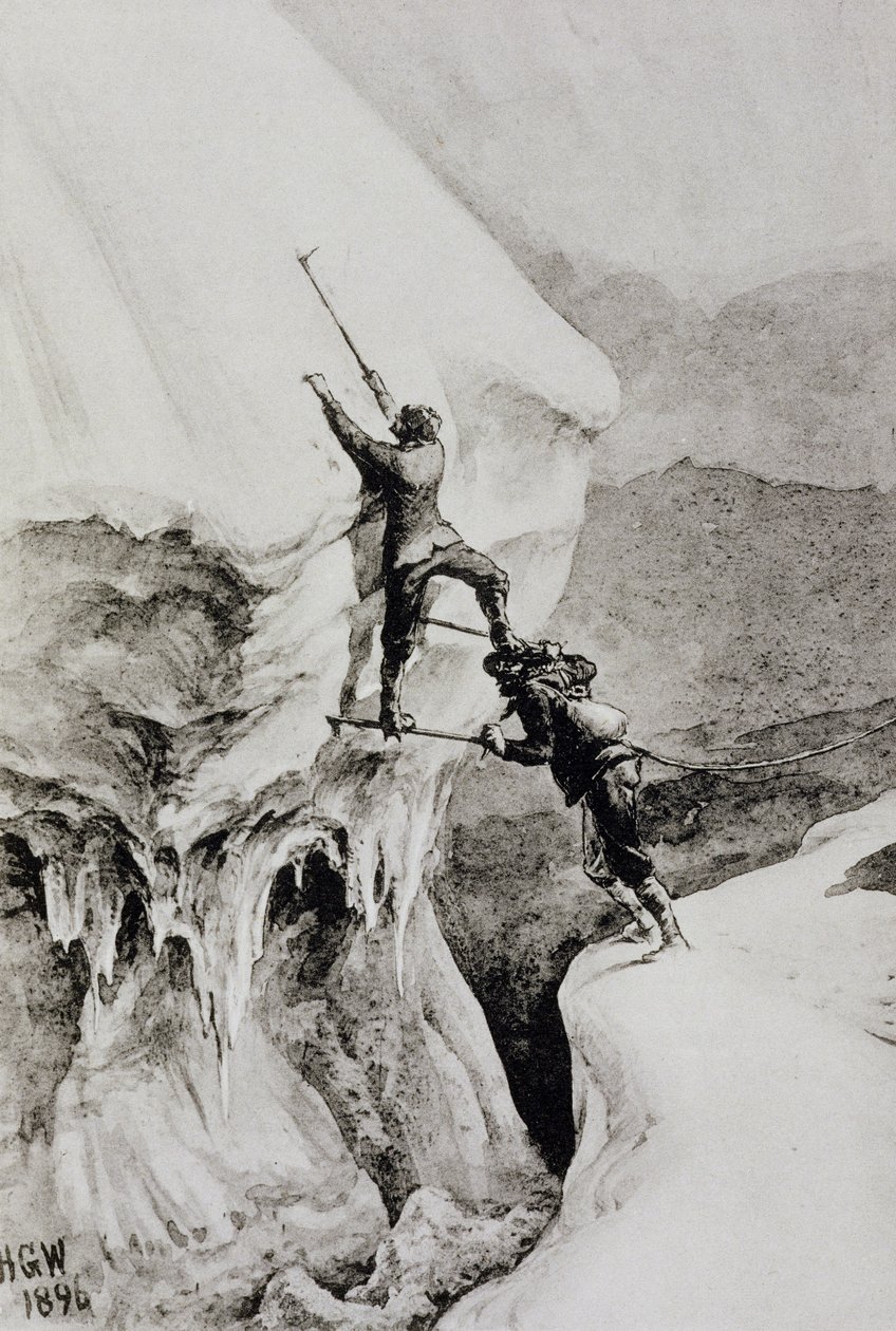 هل هو ممكن ، من "التدافع بين جبال الألب" ، بقلم إدوارد ويمبر ، نشر عام 1871 بواسطة إدوارد ويمبر