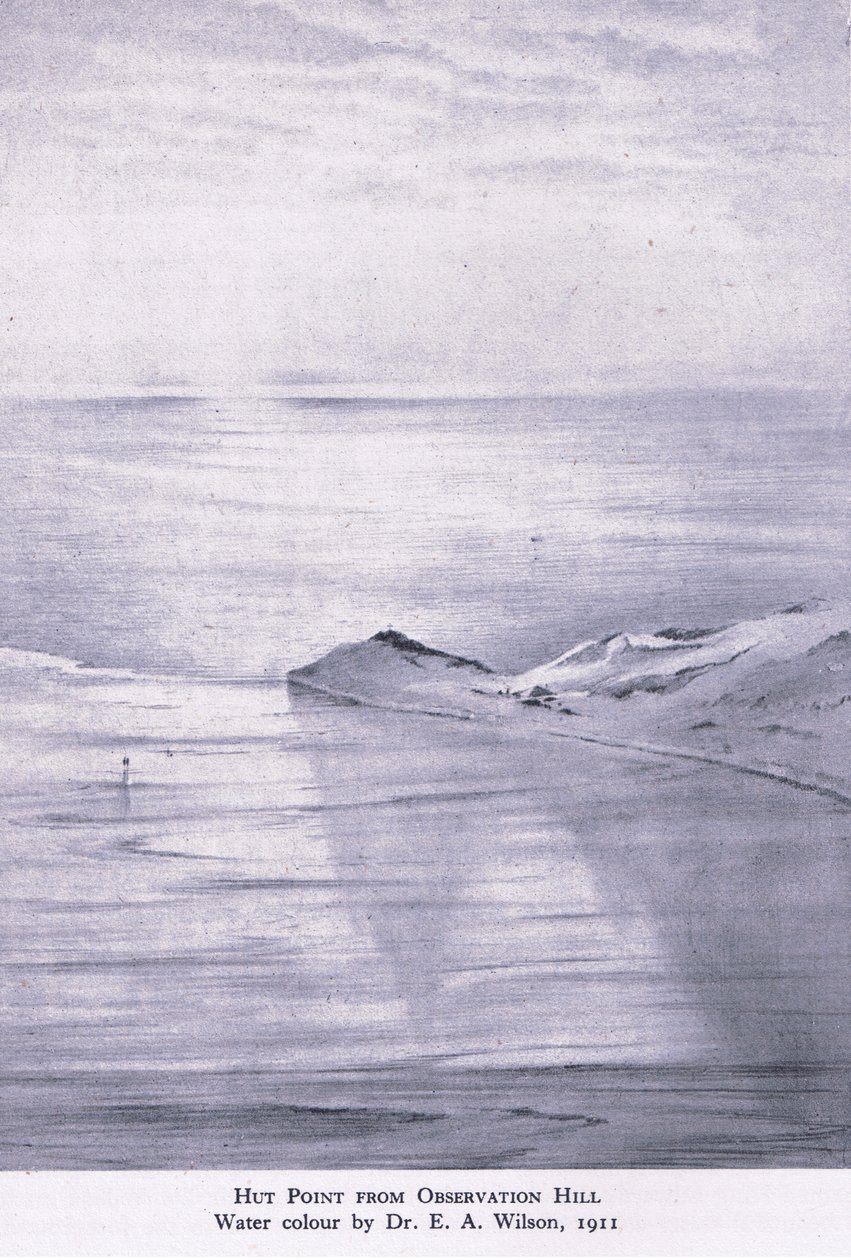 Hut Point from Observation Hill بواسطة ادوارد ادريان ويلسون
