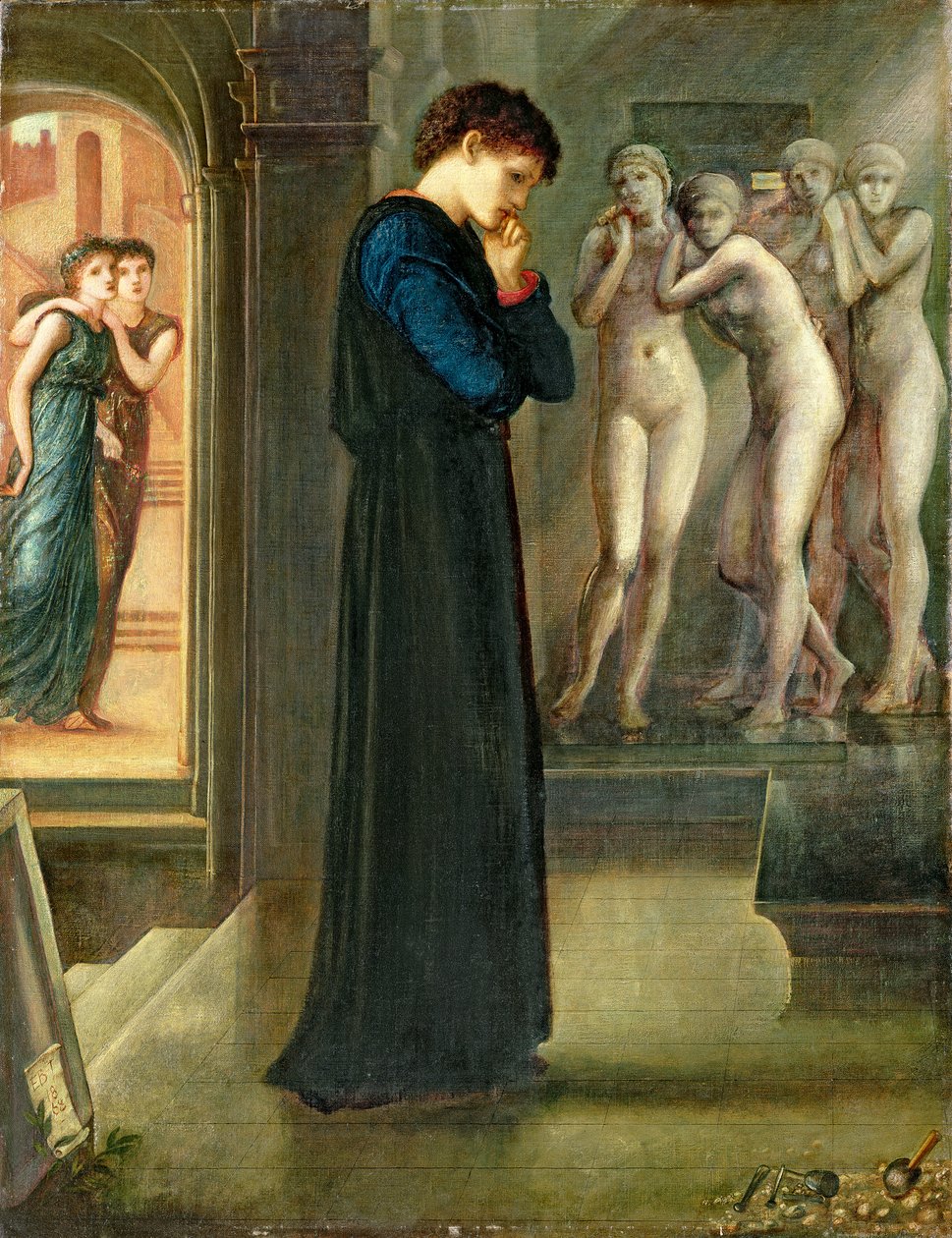 رغبات القلب ، من سلسلة "Pygmalion and Image" ، 1868 بواسطة إدوارد بورن جونز