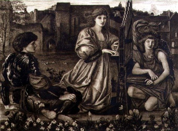 شانت دامور ، نقشها روبرت دبليو ماكبث (1848-1910) حانة. بواسطة جمعية الفنون الجميلة بواسطة إدوارد كولي (بعد) بيرن جونز