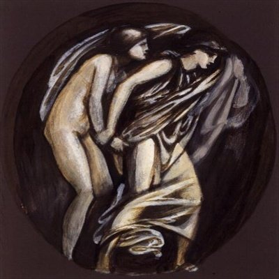 Orpheus يقود Eurydice من Hades ، تصميم ل Graham Piano بواسطة إدوارد كولي بورن جونز