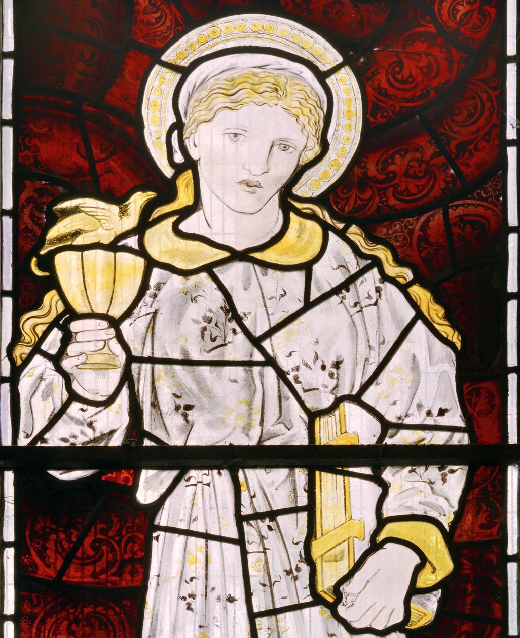 Biscester ، Morris ، Marshall ، Faulkner & Co ، Edward Burne-Jones ، Faith ، 1866 بواسطة إدوارد بورن جونز