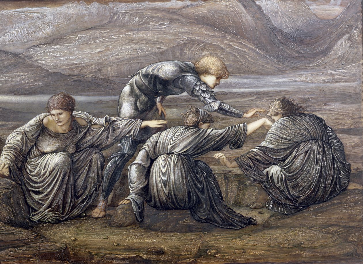 دراسة عن Perseus and the Graiae ، 1880 (انظر أيضًا 80764) بواسطة إدوارد بورن جونز