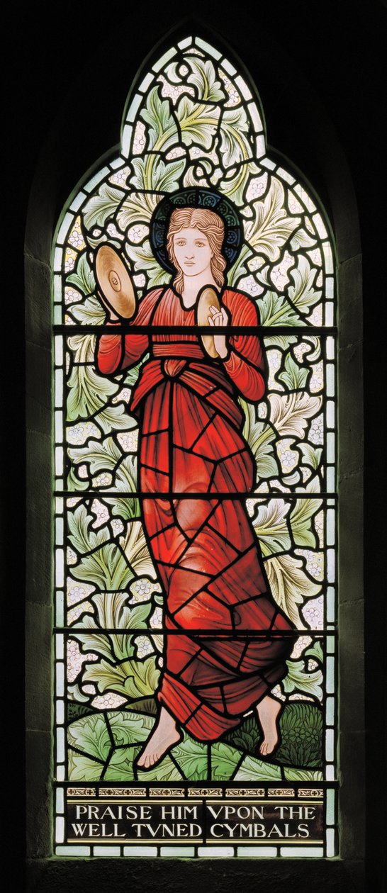 Wilden ، All Saints ، Morris & Co. ، Edward Burne-Jones ، John Henry Dearle (1859-1932) ، Miriam ، 1902-1914 ، Louisa ، Alfred ، The Baldwins ، رئيس الوزراء ، الميثودي ، Worcestershire ، Arts & Crafts ، Rudyard بواسطة إدوارد كولي وديلي بيرن جونز