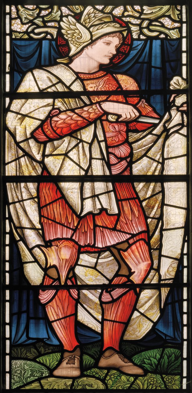Wilden ، All Saints ، Morris & Co. ، Edward Burne-Jones ، John Henry Dearle (1859-1932) ، St Martin ، Generosity ، 1902-1914 ، Louisa ، Alfred ، The Baldwins ، رئيس الوزراء ، الميثودي ، Worcestershire ، Arts & C بواسطة إدوارد كولي وديلي بيرن جونز