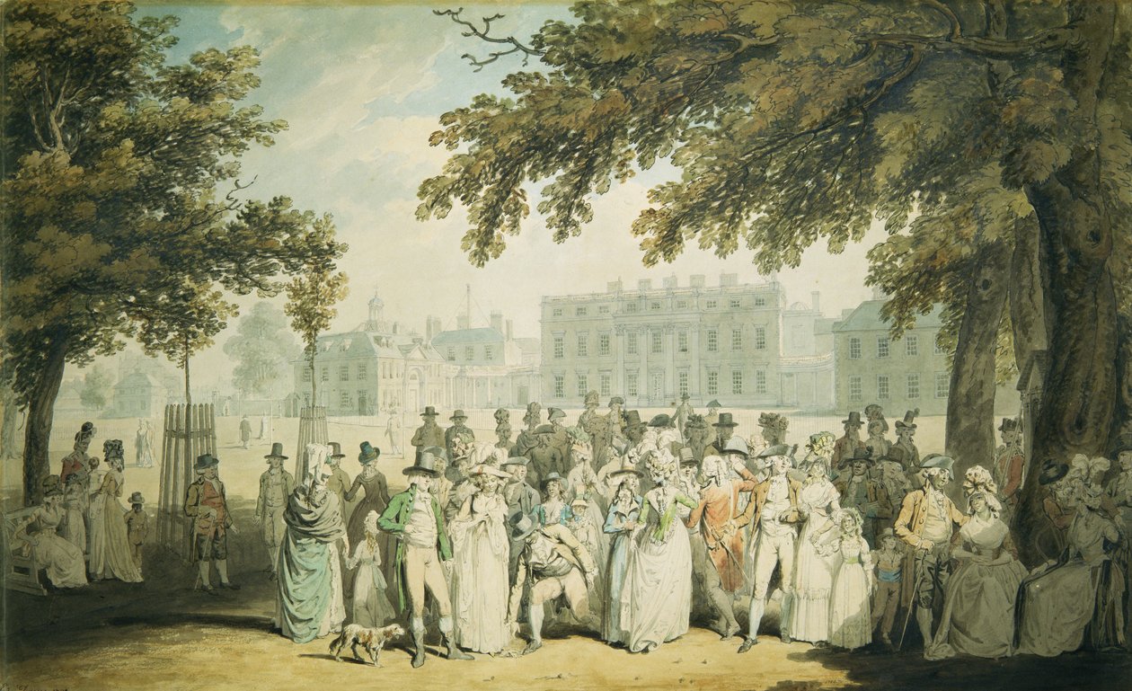 منزل باكنغهام ، حديقة سانت جيمس ، 1790 بواسطة إدوارد دايز