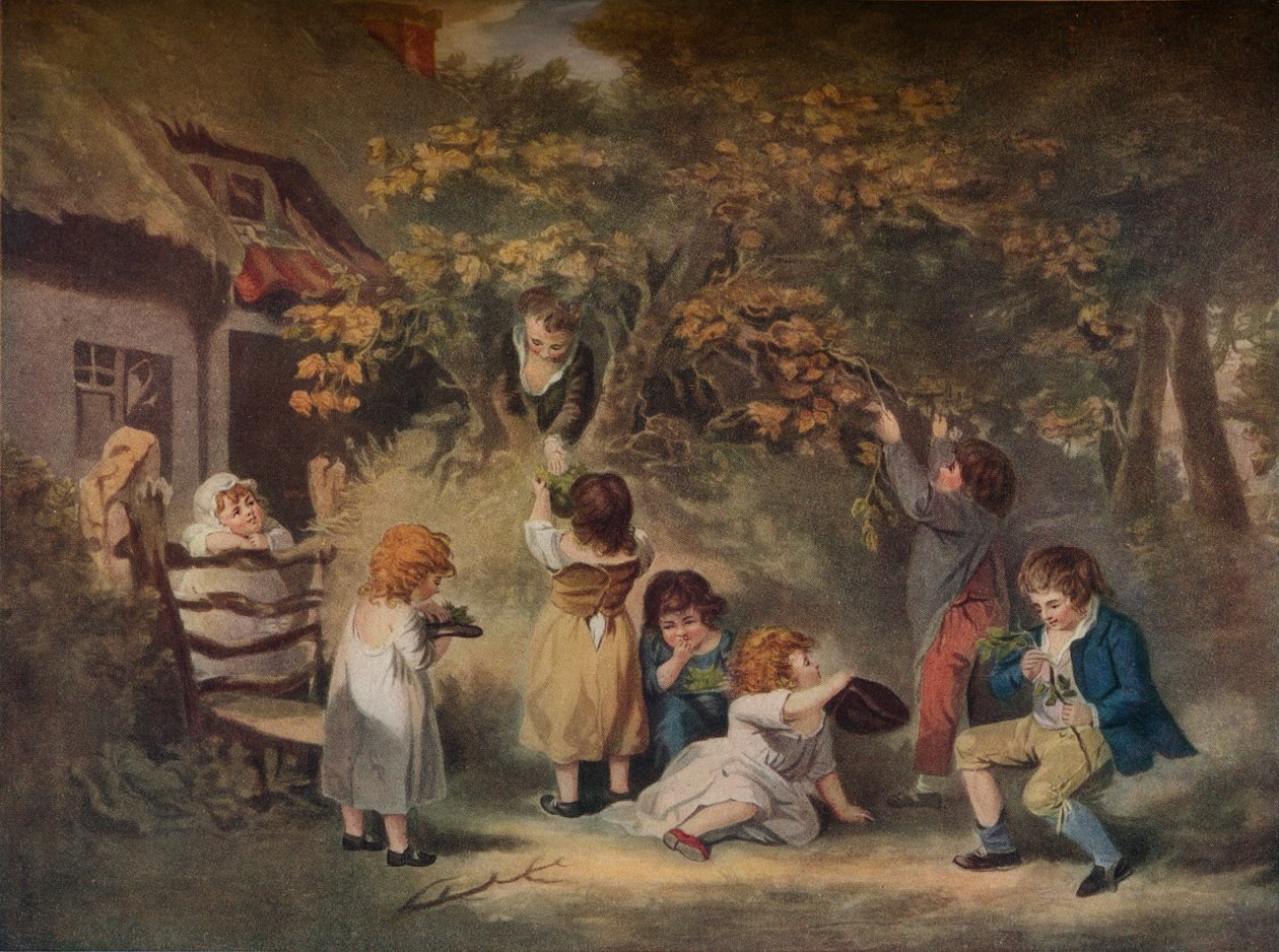 تغذية الأطفال ، c1783 بواسطة إدوارد دايز