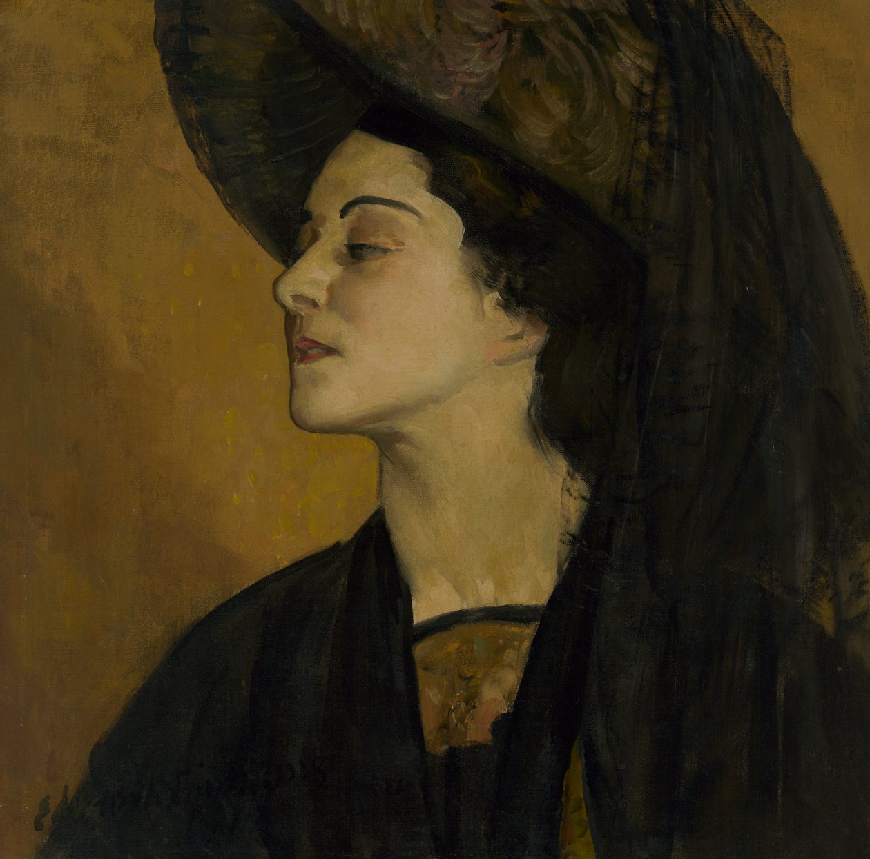 علاء ناظموفا ، 1910. بواسطة إدوارد إيمرسون سيمونز