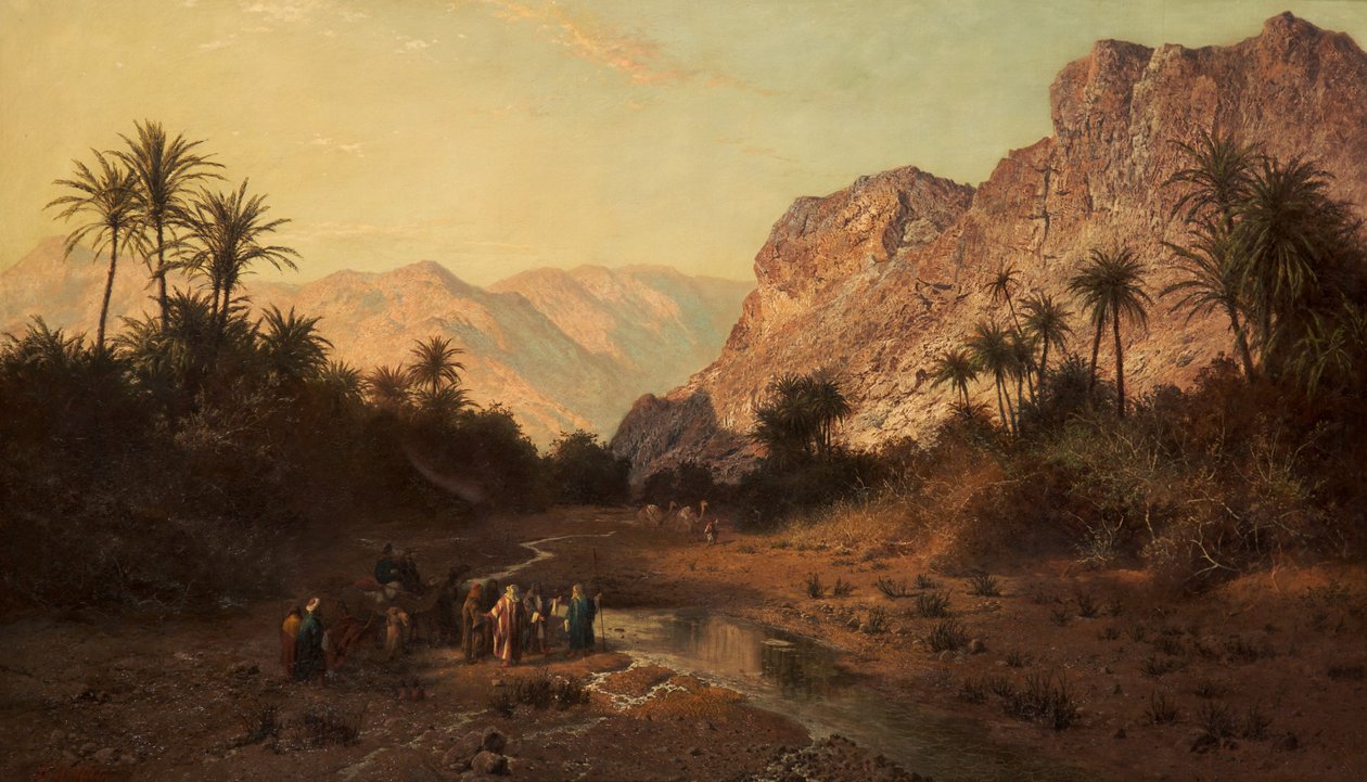رفيديم ، صحراء سيناء ، 1877 بواسطة إدوارد هنري هولدر