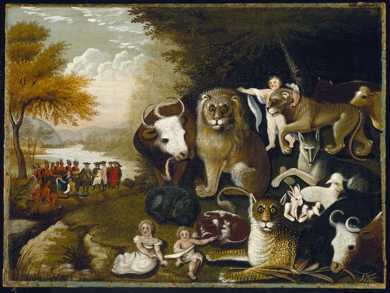 المملكة المسالمة ، c.1833-34 بواسطة إدوارد هيكس