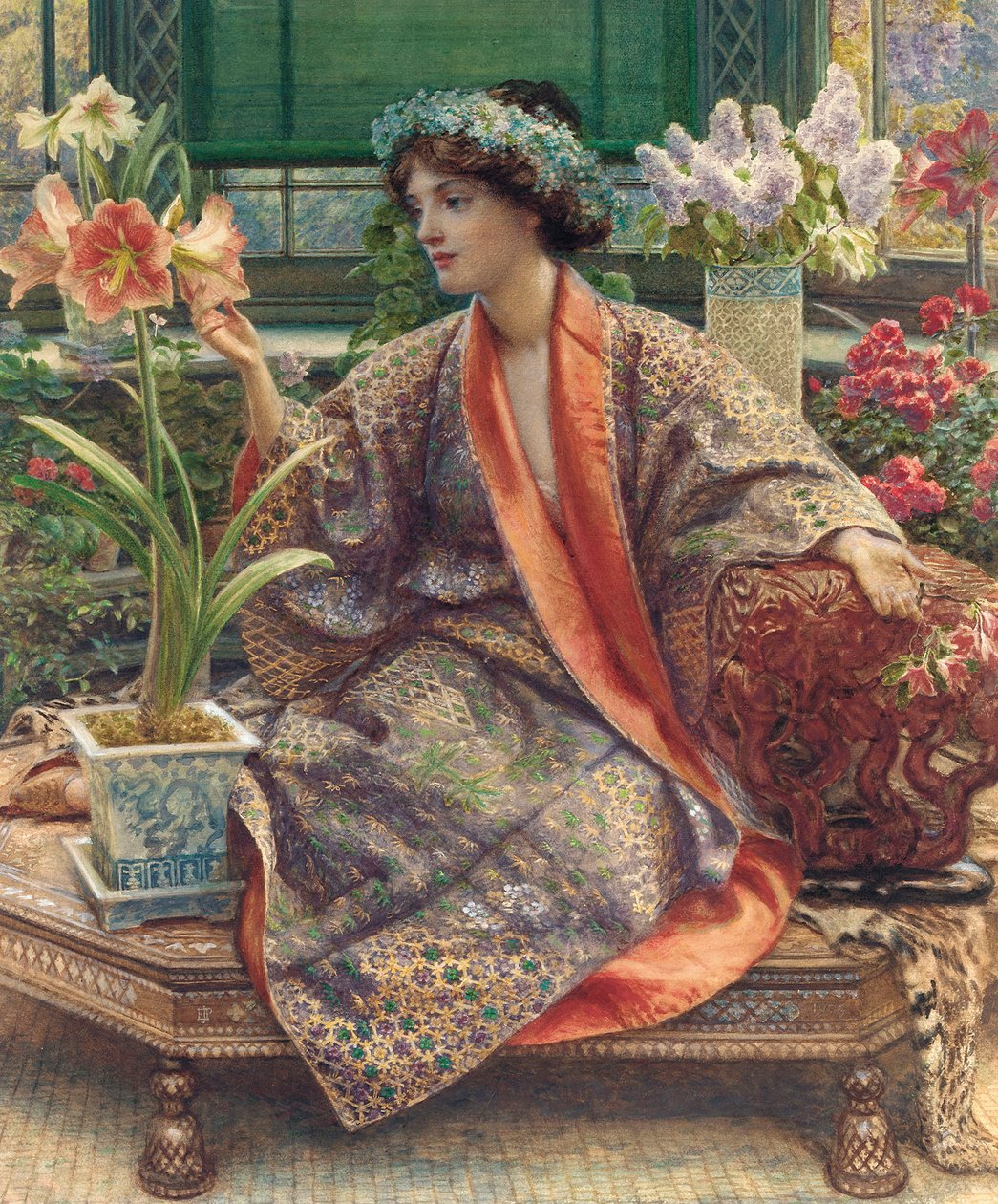 زهرة البيت الساخن ، 1909 بواسطة إدوارد جون بوينتر