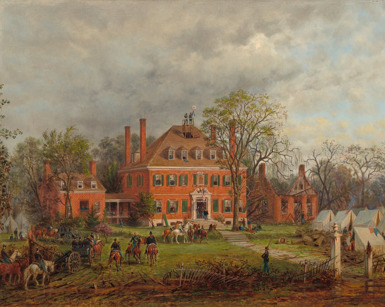 The Old Westover House ، ١٨٦٩. بواسطة إدوارد لامبون هنري