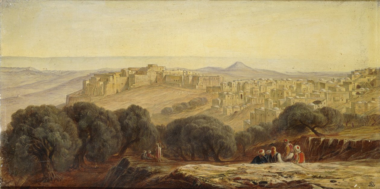 بيت لحم ، 1873 بواسطة إدوارد لير