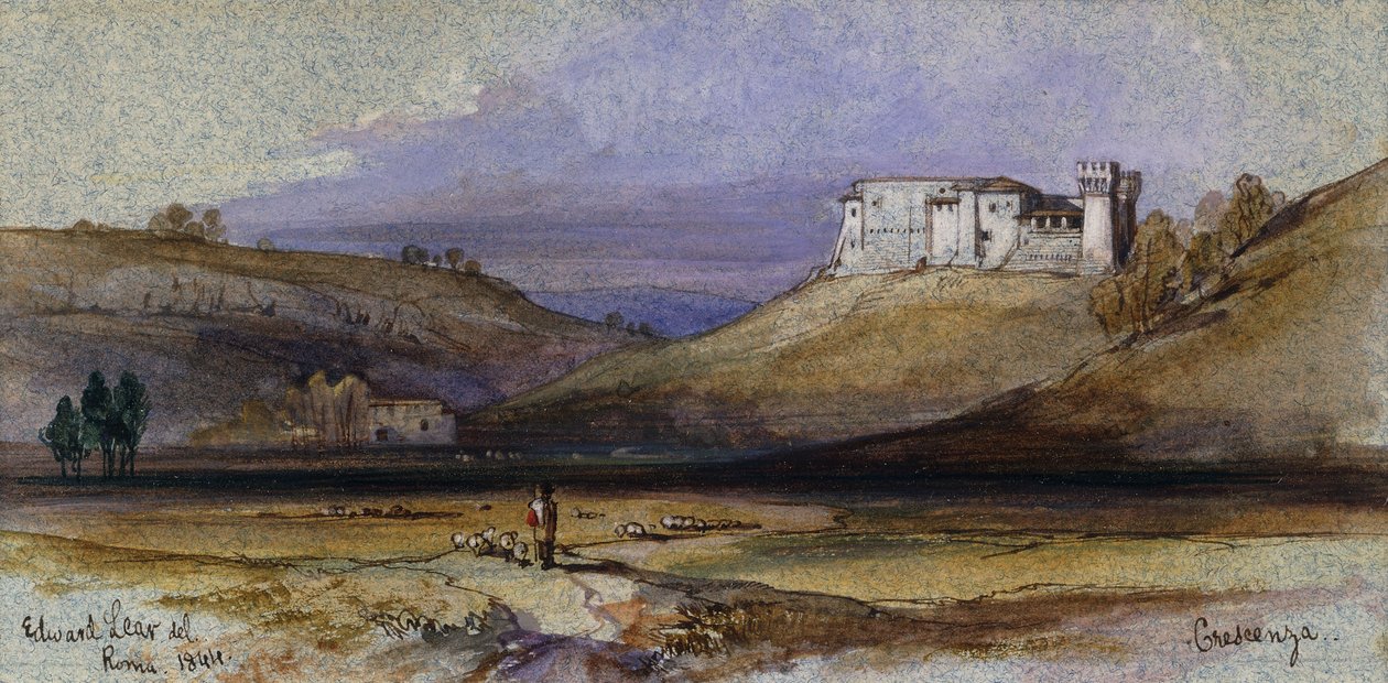 Crescion ، 1844 بواسطة إدوارد لير