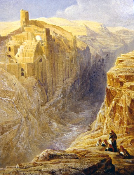 Mar Saba بواسطة إدوارد لير