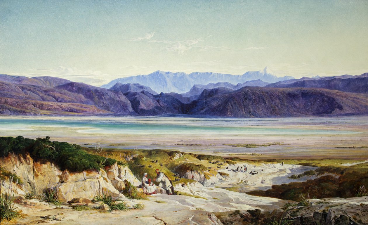 جبال Thermopylae بواسطة إدوارد لير