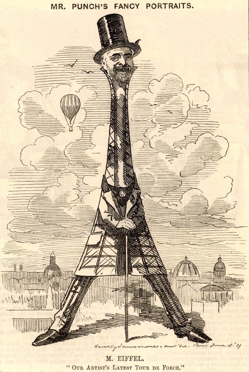 "" (الكسندر) غوستاف إيفل (1832-1923) مهندس مدني فرنسي بواسطة إدوارد لينلي سامبورن