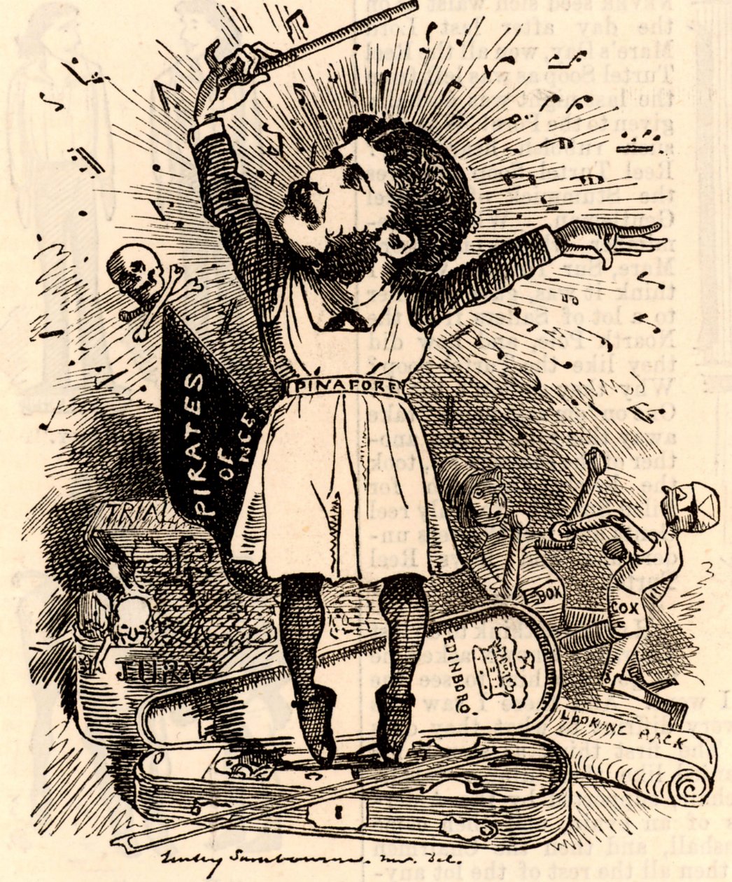 آرثر سيمور سوليفان (1842-1900) بواسطة إدوارد لينلي سامبورن