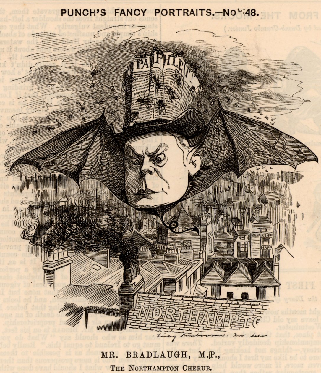 Charles Bradlaugh (1833-1891) بواسطة إدوارد لينلي سامبورن