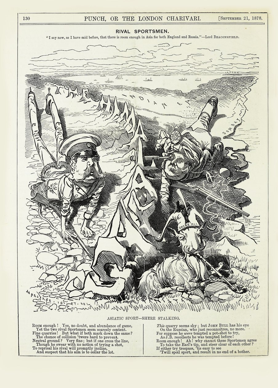 الرياضيون المتنافسون. أقول الآن ، كما قلت من قبل ، أن هناك مساحة كافية ... ، 1878. بواسطة إدوارد لينلي سامبورن