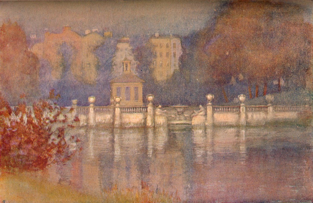The Serpentine، Hyde Park، c1911 بواسطة إدوارد لويس لورنسون
