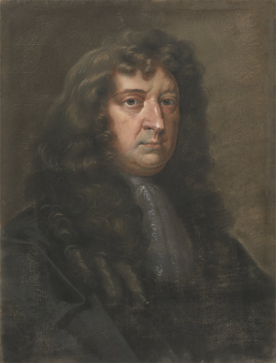 صموئيل بتلر (1612-1680) ، مؤلف Hudibras (باستيل على ورق مسدود) بواسطة إدوارد لوتريل