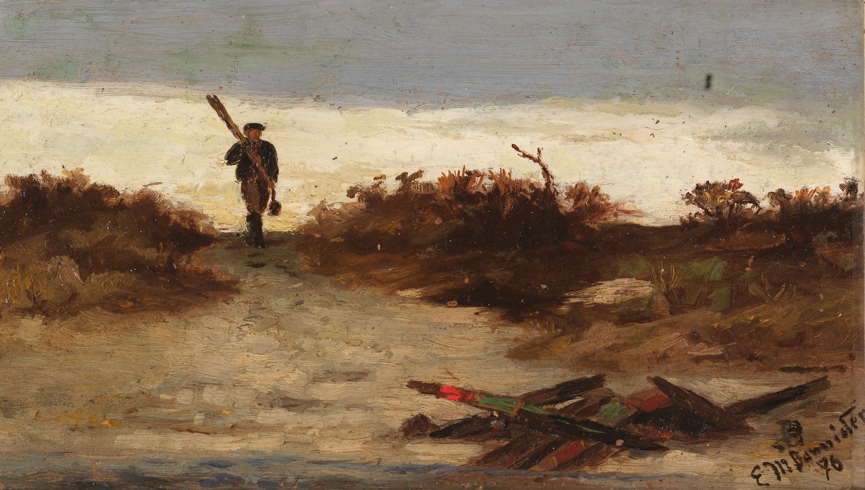 صياد بالمياه 1886. بواسطة إدوارد ميتشل بانيستر