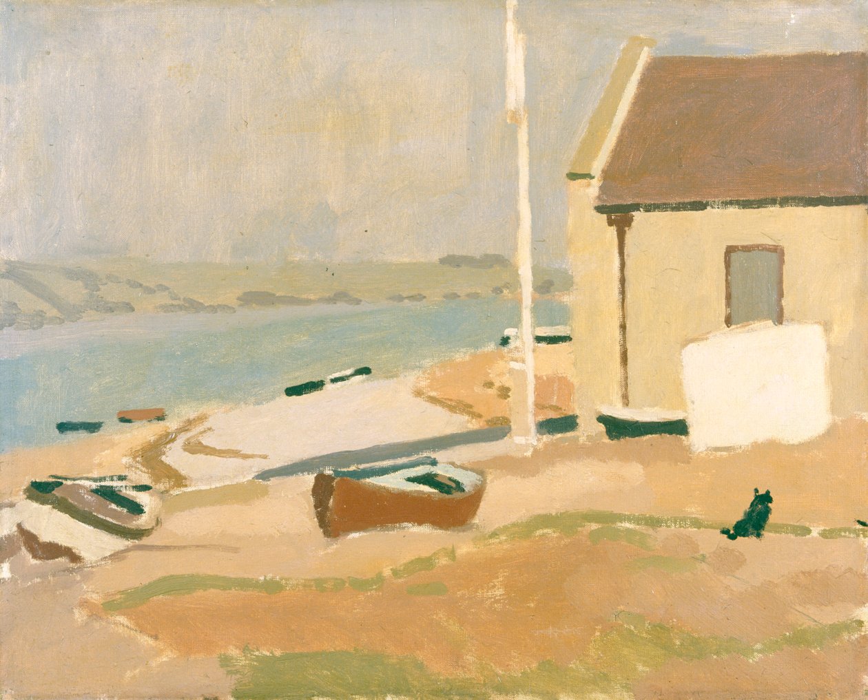 "Lifeboat House، Ferryside" ، 1923-1943 بواسطة إدوارد مورلاند لويس