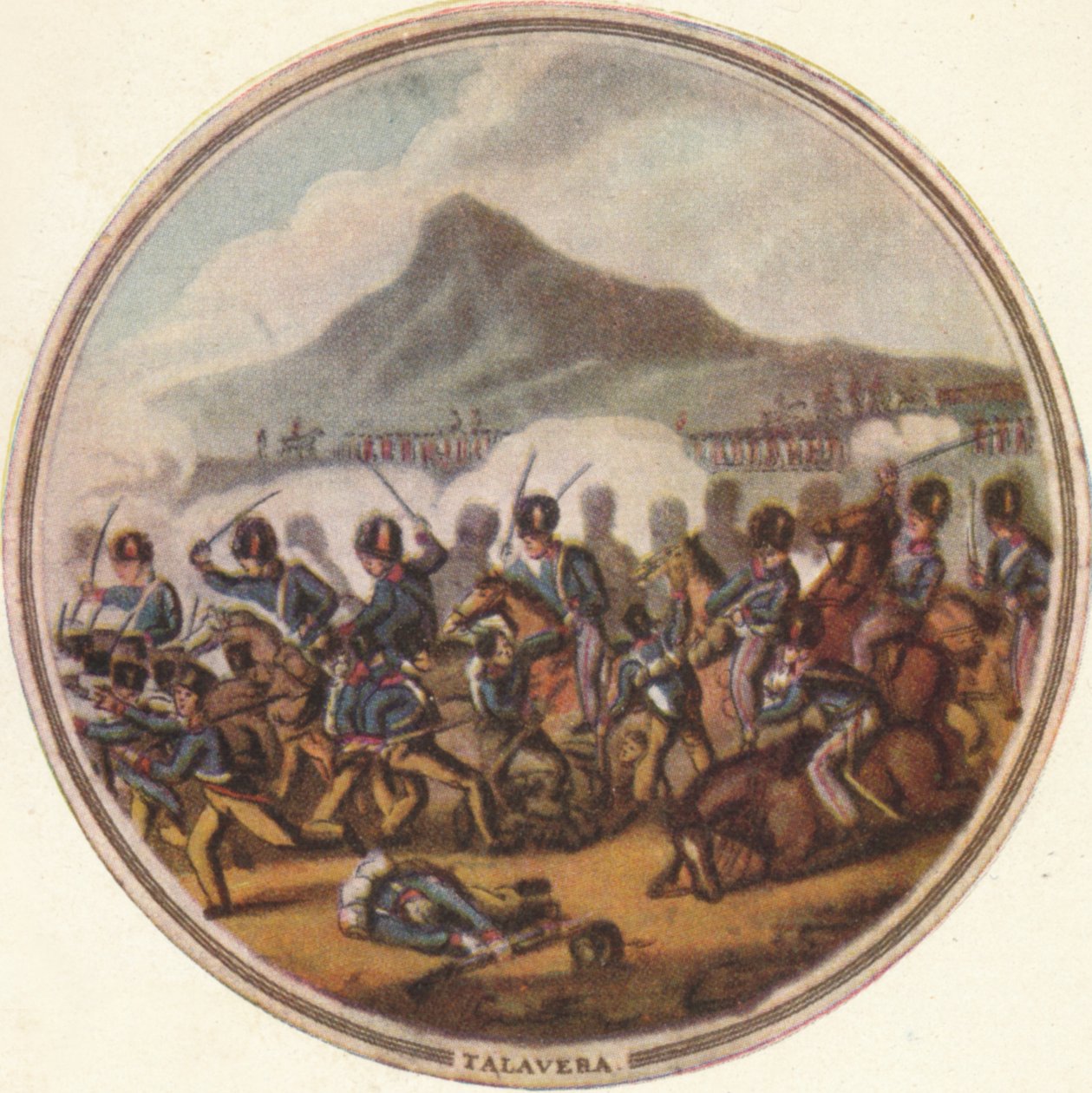 معركة تالافيرا ، 1815 ، 1910 بواسطة إدوارد أورم