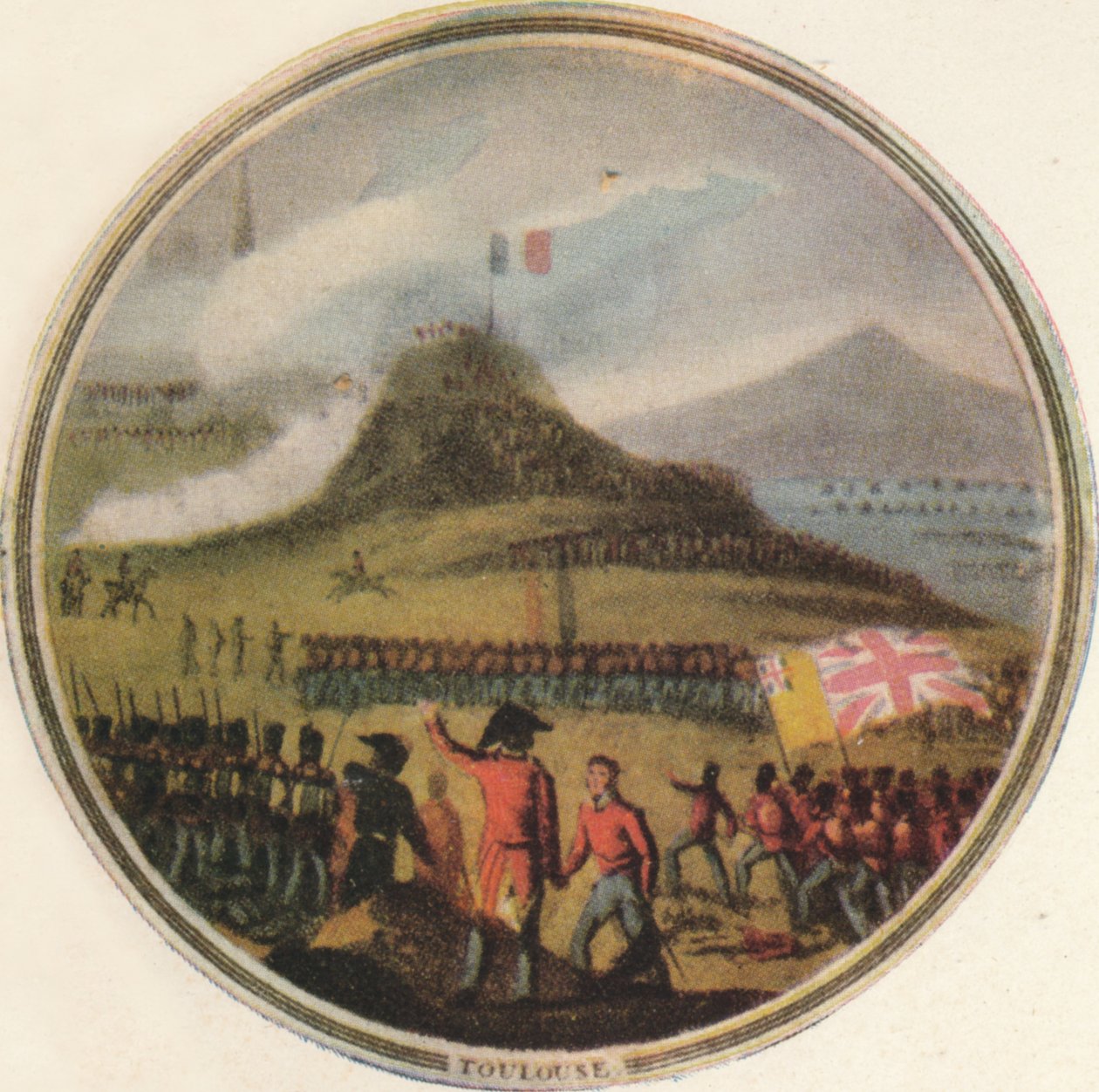 معركة تولوز ، 1815 ، 1910 بواسطة إدوارد أورم