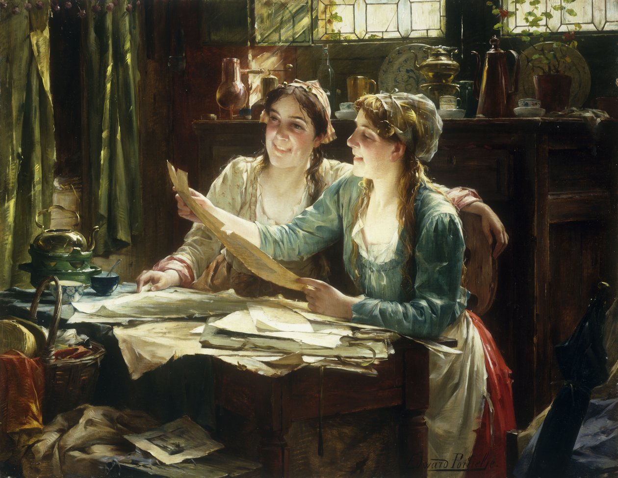 The Old Folio (زيت على قماش) بواسطة إدوارد بورتيلي