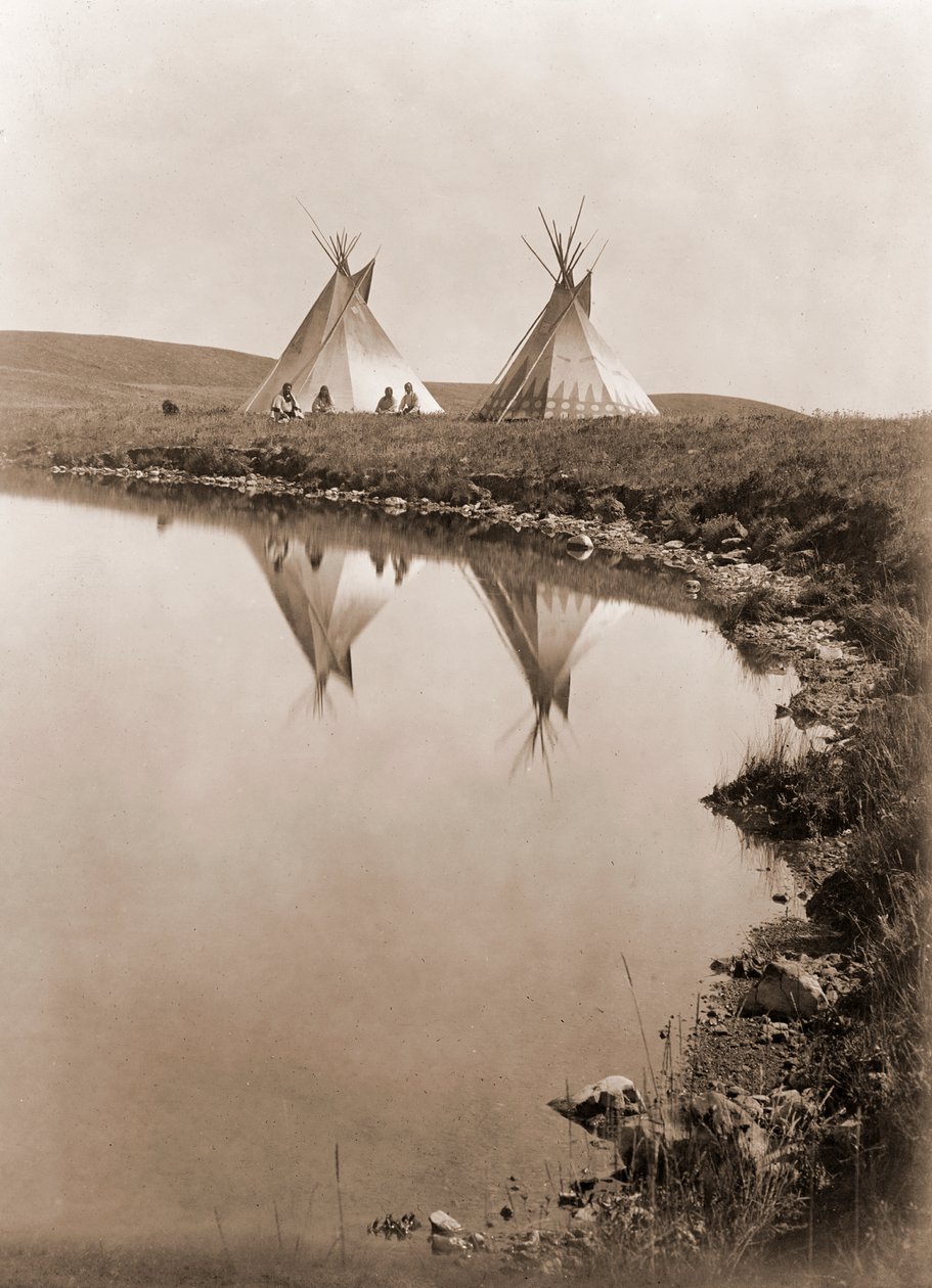 في ووترز إيدج بايغان بقلم إدوارد إس كيرتس ، حوالي عام 1910 (طباعة فضية) بواسطة إدوارد شريف كيرتس
