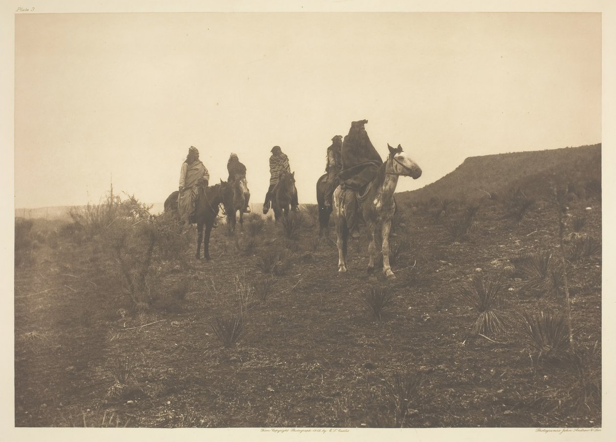 ديزرت روفرز - أباتشي ، 1903. بواسطة إدوارد شريف كيرتس