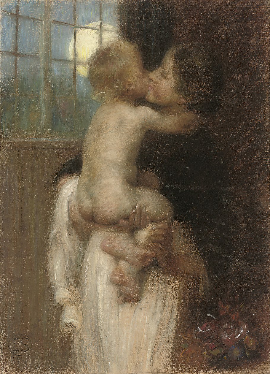 القبلة ، ج. 1910. بواسطة إدوارد ستوت