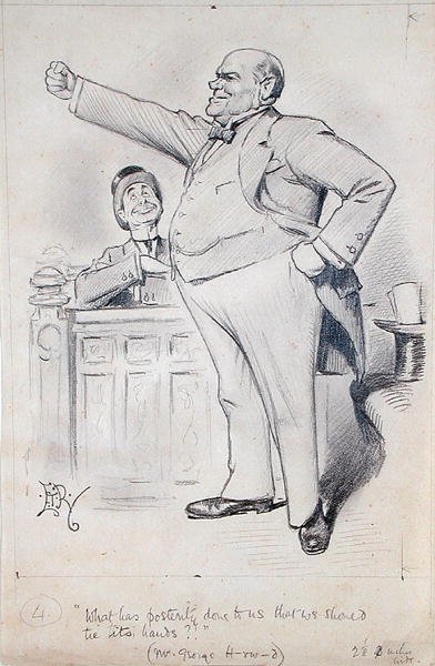 جورج هاروود (1845-1912) (قلم رصاص على ورق) بواسطة إدوارد تينيسون ريد
