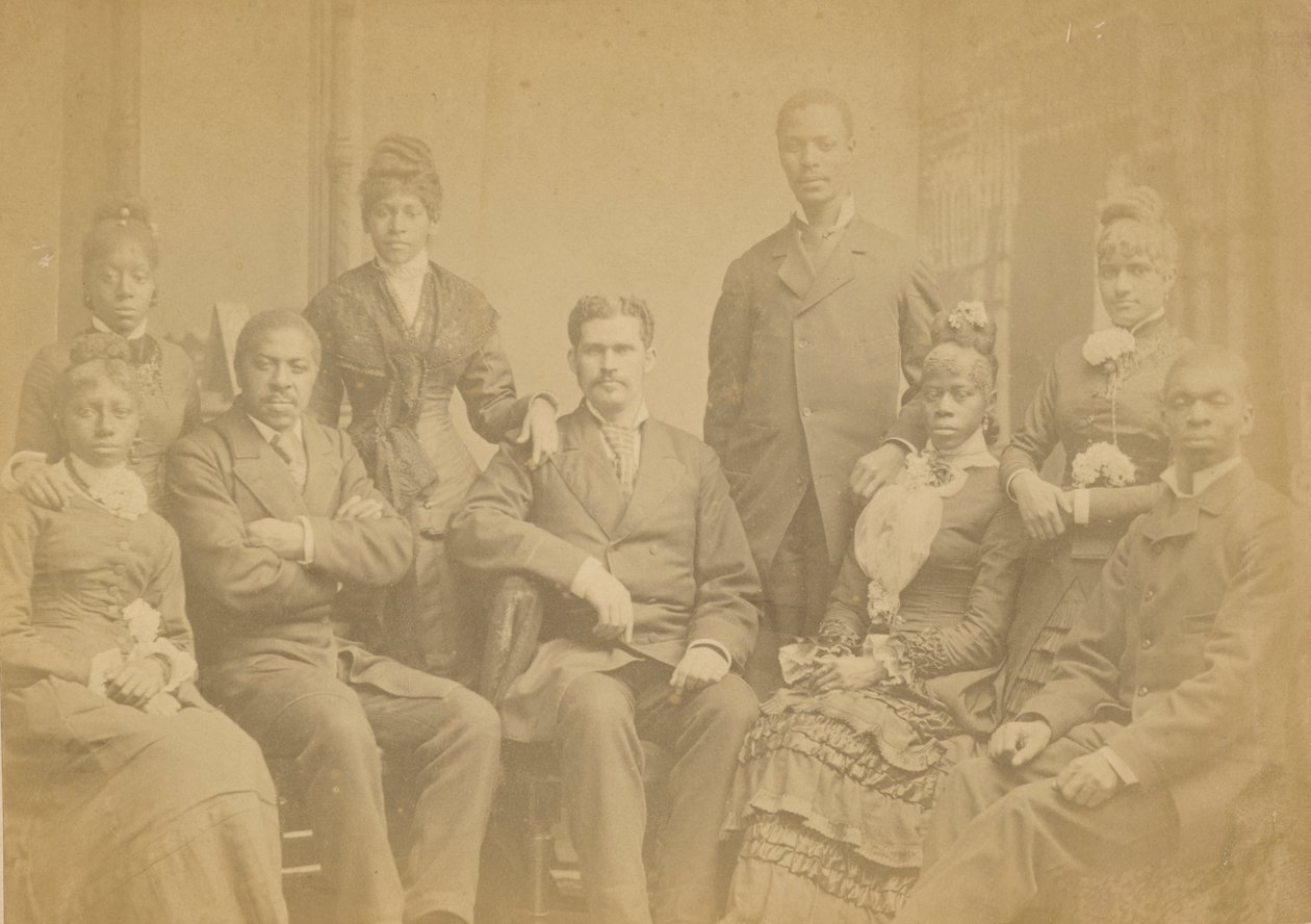 مطربو الجامعة الأصليون الوحيدون في نيو أورلينز ، 1877-1890. بواسطة إدوارد دبليو بوجاردوس